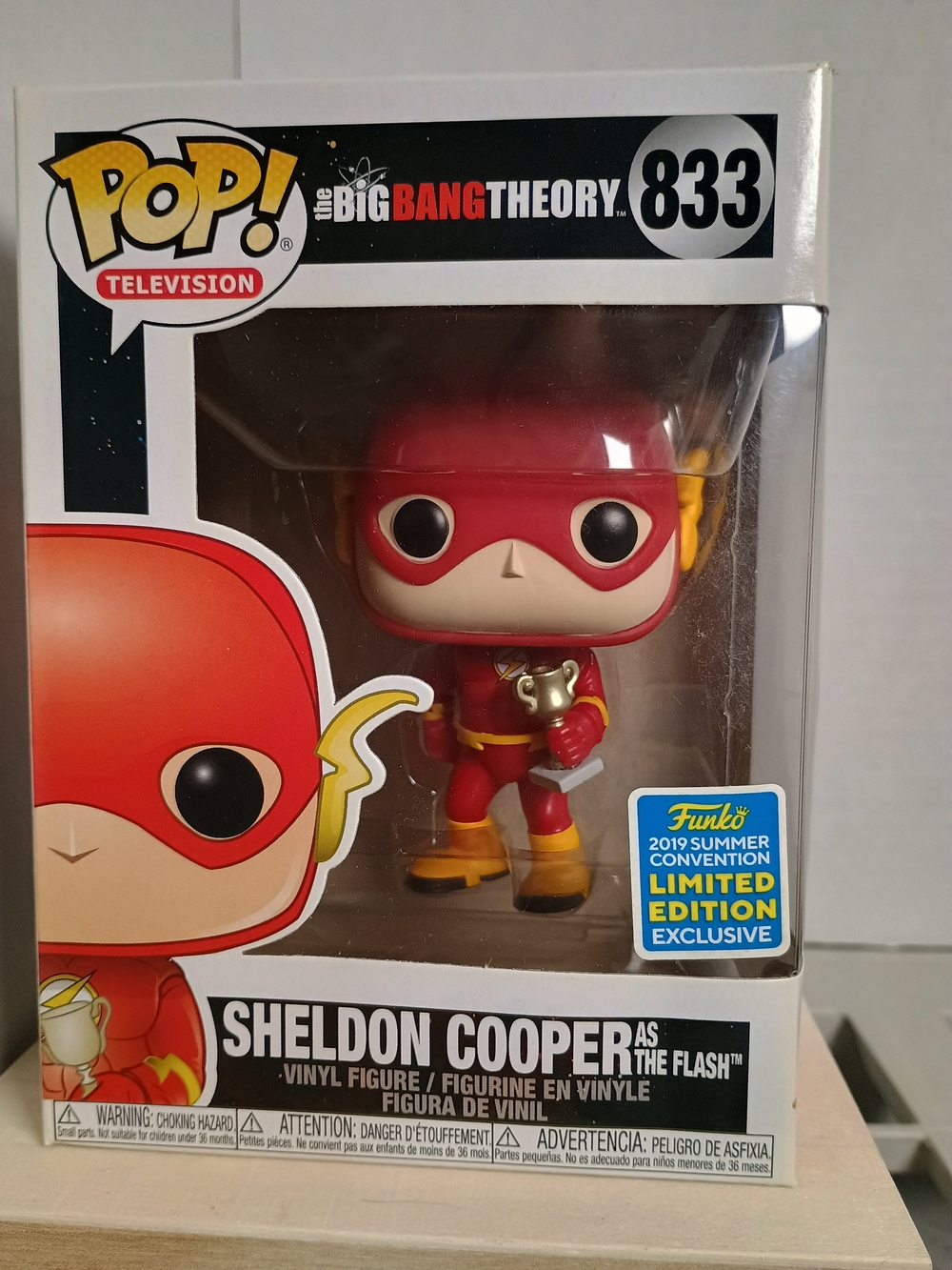 Funko Pop! Television: The Big Bang Theory - Sheldon Cooper as The Flash (#833)